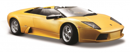 Maisto 1:18 Scale Special Edition Diecast Vehicle - Lamborghini Murcielago Roadster Metallic Yellow