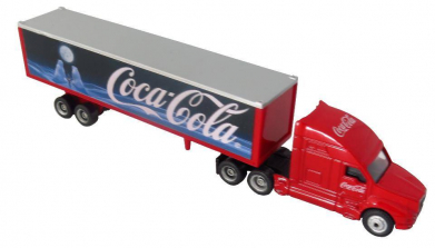 Coca-Cola Bears and Moon 1:87 Long Hauler