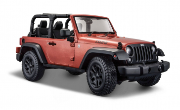 Maisto 1:18 Scale Special Edition Diecast Vehicle - 2014 Jeep Wrangler Metallic Copper