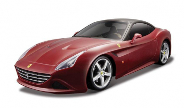 Maisto 1:24 Scale Special Edition Race and Play Diecast Vehicle - Red Ferrari California T (Closed Top)