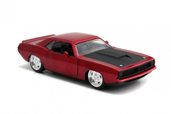 Bigtime Muscle 1:32 Scale Diecast Car - 1973 Plymouth Barracuda - Red