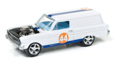 Johnny Lightning Street Freaks Spoilers Diecast Car- Ultra Orange 1964 Falcon Delivery