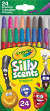Crayola Twistable Silly Scents Crayons Pack - 24 Piece