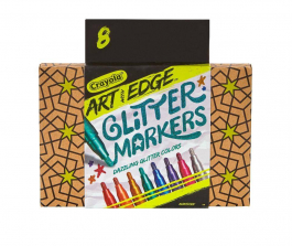 Crayola Art with Edge Glitter Markers - 8 Count