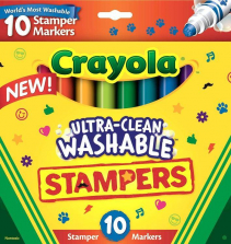 Crayola Mini Stamper Markers - 10 Count