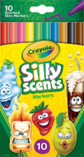 Crayola Silly Scents Slim Markers Pack - 10 Count