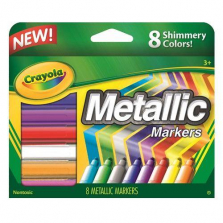 Crayola Metallic Markers 8-Count