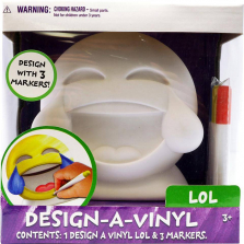 Design-A-Vinyl LOL! Coloring Set with Markers