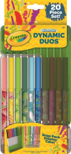 Crayola Dynamic Duos Super Tips Markers