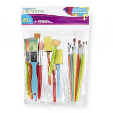 Imaginarium 20-Count Paint Brush Set