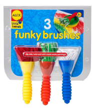 Alex Toys 3 Funky Paint Brushes
