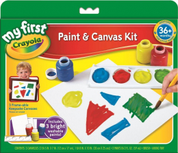 My First Crayola Wash Paint & Canvas Kit