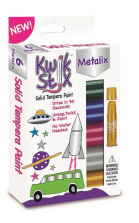 Kwik Stix 6 Metalix Colors Solid Tempera Paint