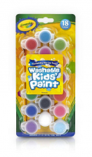 Crayola Washable Kids' Paint Set - 18 Count