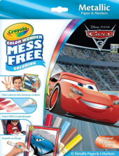 Crayola Color Wonder Mess Free Color Wondering Metallic Paper and Markers - Disney Pixar Cars 3