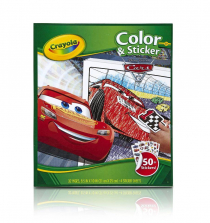 Crayola Disney Pixar Cars 3 Color and Sticker Book