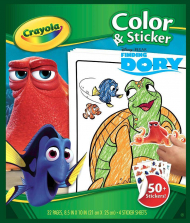 Disney Pixar Finding Dory Color and Sticker