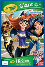 Crayola Giant Coloring Pages - DC Superhero Girls