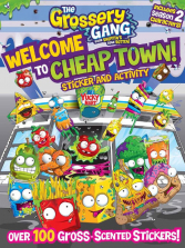 The Grossery Gang Welcome to Cheap Town! Sticker and Activity Book