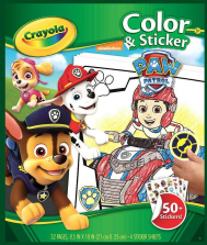 Crayola Color & Sticker - Paw Patrol