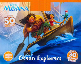 Disney Moana Ocean Explorers Coloring Floor Pad Book