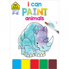 School Zone I Can Paint Animals Activity Book