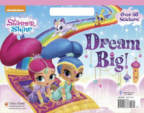 Nickelodeon Shimmer and Shine: Dream Big! Coloring Book with Stickers
