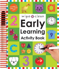 Wipe Clean Early Learning Coloring and Activity Book