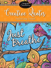 Cra-Z-Art Timeless Creations Creative Quotes Coloring Book