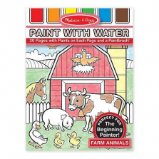 Melissa & Doug Paint with Water Activity Pad Set - Farm Animals
