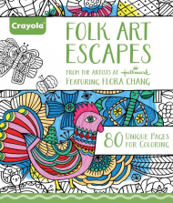 Crayola Adult Coloring Book - Folk Art Escapes