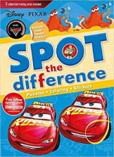 Disney Pixar Cars 3 Spot the Difference Coloring and Activity Book