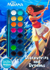Disney Moana: Discoveries and Dreams Paint Palette Book