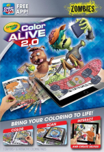 Crayola Color Alive 2.0 Interactive Coloring Book - Zombies