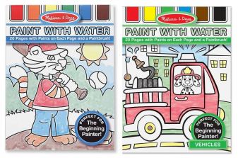 Melissa & Doug Paint With Water Set - Vehicles and More