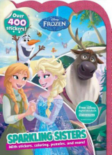 Disney Frozen Sparkling Sisters with Stickers, Coloring and Activity Book