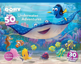 Disney Pixar Finding Dory Under Adventures Coloring Pad and Activity Book