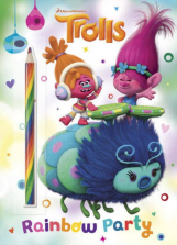 DreamWorks Trolls: Rainbow Party Pencil Color and Activity Book