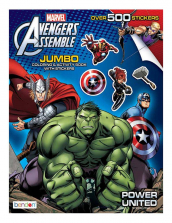 Marvel Avengers Jumbo Coloring and Activity Book with Stickers