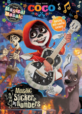 Disney Pixar Coco Mosaic Sticker by Numbers Activity Book