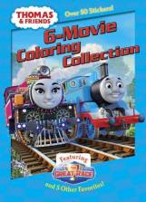 Thomas and Friends 6-Movie Coloring Collection Jumbo Coloring Book