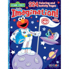 Sesame Street: I Is For Imagination Color and Sticker Activity Book