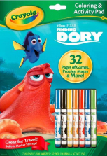 Disney Frozen Finding Dory Coloring and Activity Pad