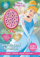 Disney Princess Jewels and Sparkles Activity Book with Jewel Stickers