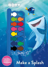 Disney Pixar Finding Dory Make a Splash Paint Palette Coloring and Activity Book