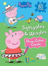 Peppa Pig Squiggles and Wiggles Draw, Color, Create Coloring and Activity Book