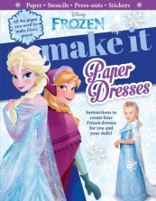 Disney Frozen Make it Paper Dresses Coloring and Activity Book