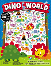 Dino World Puffy Sticker Activity Book