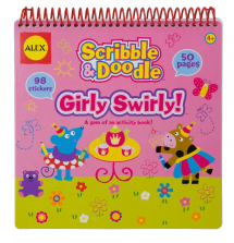 Alex Toys Artist Studio Scribble and Doodle Girly Swirly! Activity Book