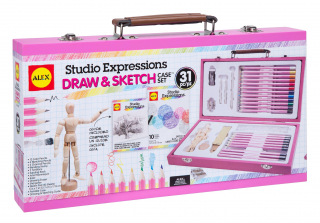 Alex Toys Art Studio Expressions Drawing and Sketch Case Set